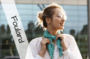 Foulard publicitaire personnalisé pas cher 