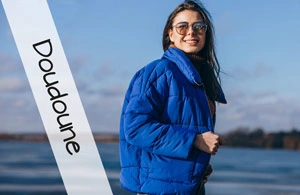 Doudoune publicitaire personnalisée avec logo pour entreprise et association à prix discount 