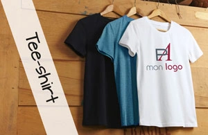 T-shirt publicitaire personnalisé avec logo pour entreprise et association à prix discount 