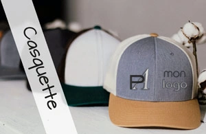 Casquette publicitaire personnalisée avec logo pour entreprise et association à prix discount 