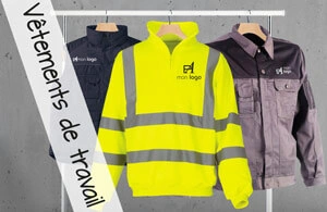 Vêtements de travail personnalisés pour entreprises et collectivités à prix discount 