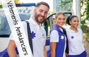 Vêtements personnalisés ambulanciers et médicales 
