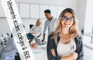 Vêtements personnalisés écoles, collèges, lycées, universités 