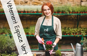 Vêtement publicitaire personnalisé jardinier, paysagiste, espaces vert