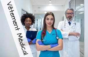 Vêtement publicitaire personnalisé profession médical et santé 