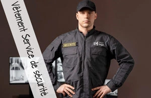 Vêtement publicitaire personnalisé professionnel sécurité et gardiennage 