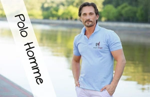 Polo publicitaire personnalisé pour homme 