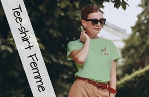 T-shirt publicitaire personnalisé pour femme 