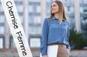 Chemise publicitaire personnalisée pour femme 