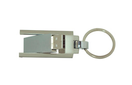 Clé USB métal à connectique rotative personnalisée