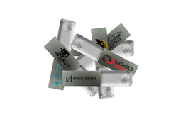Clé USB cristal, verre et aluminium personnalisée