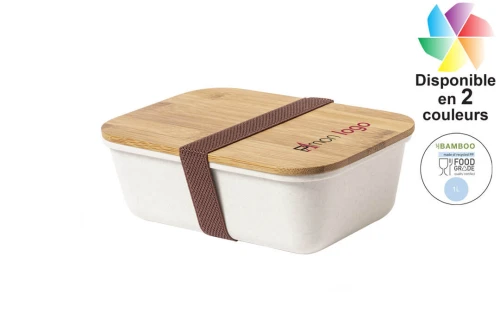 Lunch box simple contenant Thadan publicitaire personnalisé avec logo 