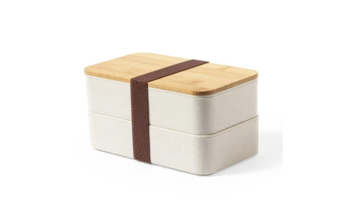 Lunch box personnalisée Bawar boite repas double avec couverts