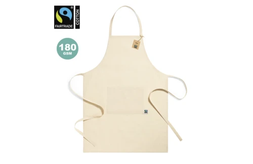 Tablier de cuisine personnalisé en coton bio certifié fairtrade