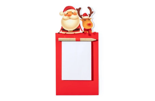 Magnet bloc-notes de Noël aimanté personnalisé