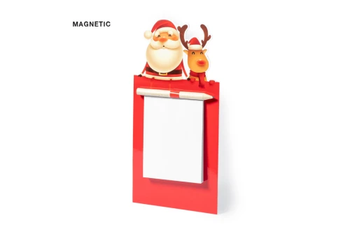 Magnet bloc-notes de Noël aimanté personnalisé