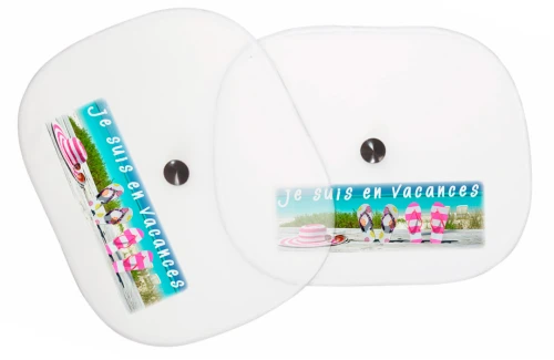Pare soleil personnalisé Korenty set 2 pièces