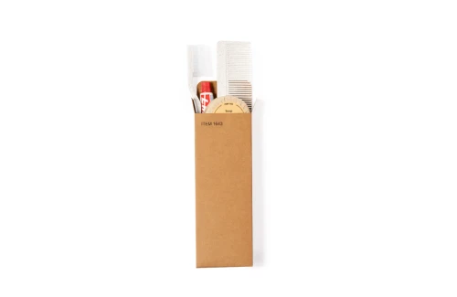 Set de toilette personnalisé Travel kit voyage 4 pièces
