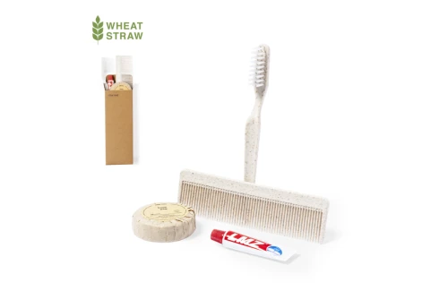 Set de toilette personnalisé Travel kit voyage 4 pièces