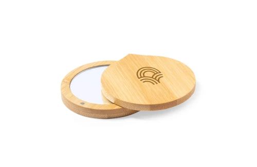 Miroir de poche personnalisé Susil en bois