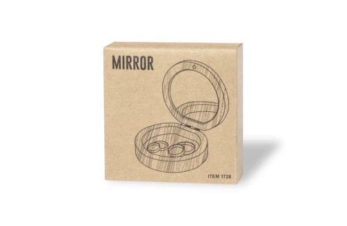 Miroir de poche personnalisé Gonzalex avec étui à bijoux