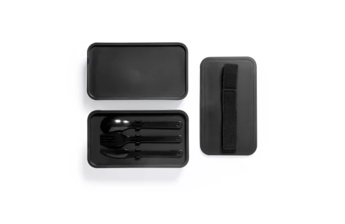 Lunch box personnalisée Vilma boite repas double avec couverts