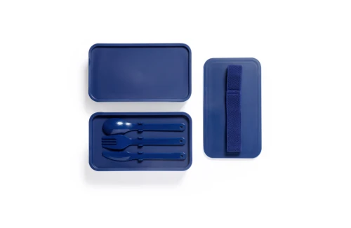 Lunch box personnalisée Vilma boite repas double avec couverts
