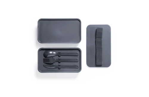Lunch box personnalisée Vilma boite repas double avec couverts