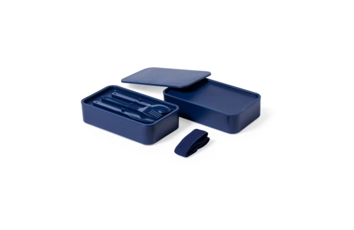 Lunch box personnalisée Vilma boite repas double avec couverts