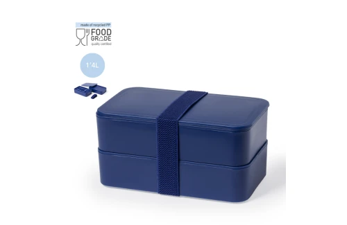 Lunch box personnalisée Vilma boite repas double avec couverts