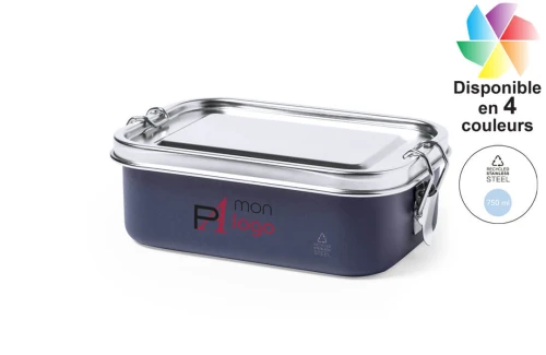 Lunch box hermétique en alu recyclé Shonka publicitaire personnalisé avec logo 