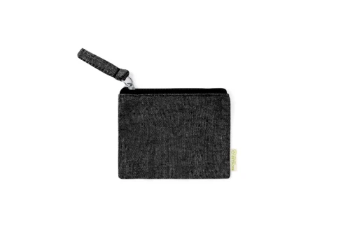 Porte-monnaie personnalisé Fontix en coton recyclé