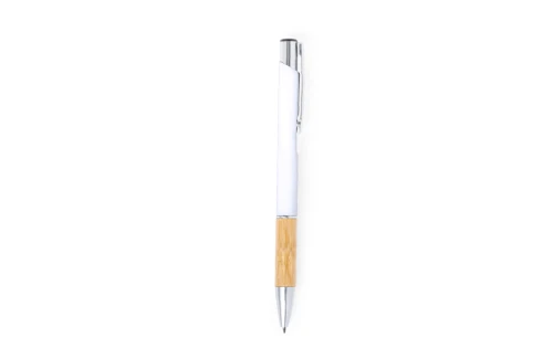 Stylo publicitaire Kolka en aluminium coloré et bois