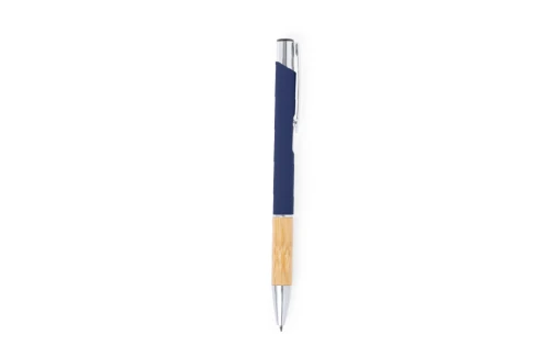 Stylo publicitaire Kolka en aluminium coloré et bois