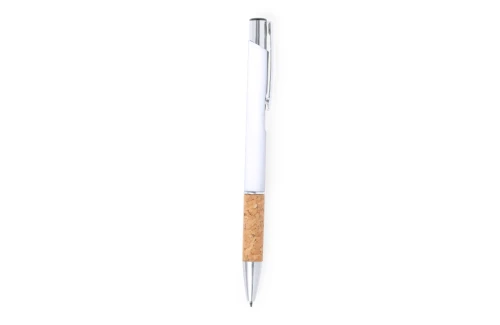 Stylo publicitaire Logard en aluminium coloré et liège