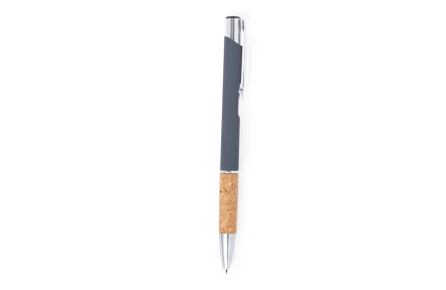 Stylo publicitaire Logard en aluminium coloré et liège