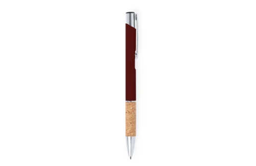 Stylo publicitaire Logard en aluminium coloré et liège