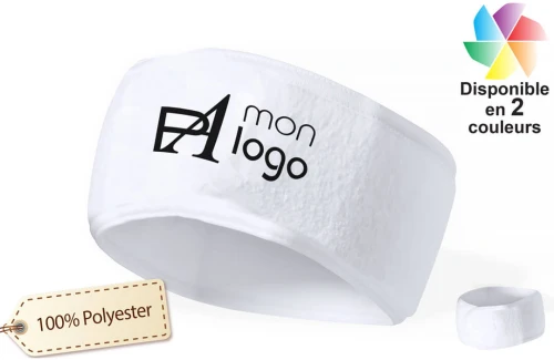 Bandeau de maquillage soins beauté Madax publicitaire personnalisée avec logo 