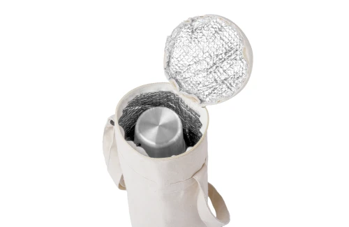 Sac isotherme personnalisé Sirkienen pour bouteille en coton bio