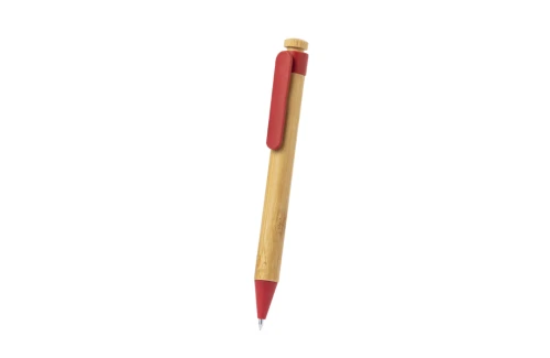 Stylo publicitaire Melki en bambou et fibre de blé coloré