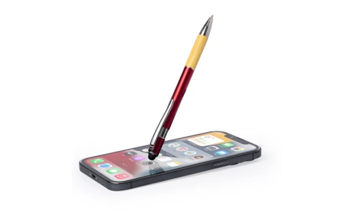 Stylo personnalisé Berbet alu et bois à fonction stylet