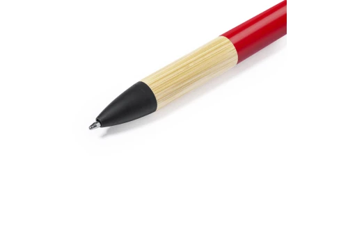 Stylo 3 couleurs personnalisé Milok en bambou et fibre de blé