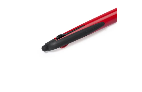 Stylo 3 couleurs personnalisé Milok en bambou et fibre de blé