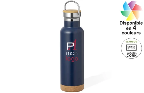 Gourde isotherme inox Dixont 650ml publicitaire personnalisée avec logo 