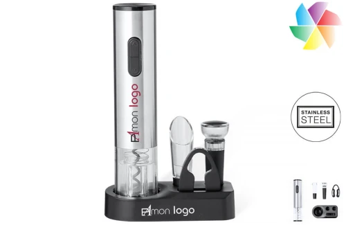 Set à vin 4 accessoires Magnar publicitaire personnalisé avec logo 
