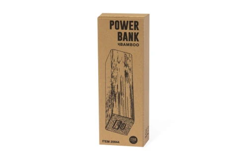 Batterie externe personnalisée 2200 mAh en bambou
