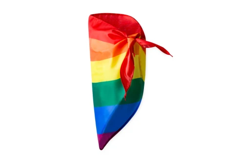 Bandana personnalisé LGBT couleur arc en ciel