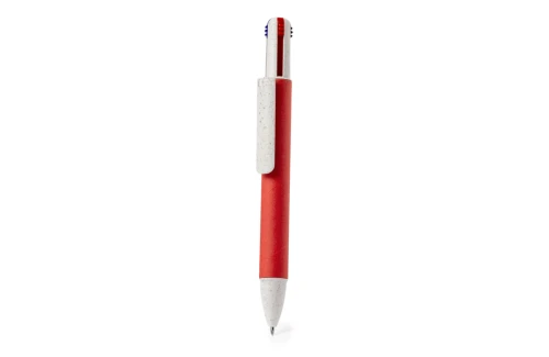 Stylo 4 couleurs personnalisé Surtun en carton recyclé et fibre de blé