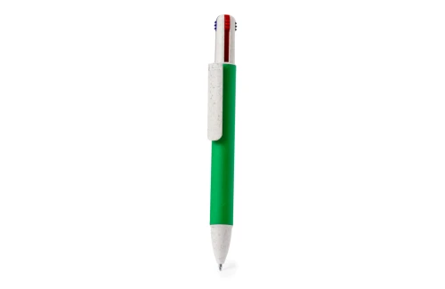 Stylo 4 couleurs personnalisé Surtun en carton recyclé et fibre de blé