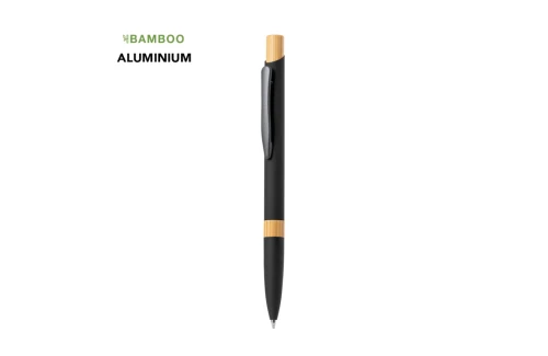 Stylo personnalisé Lantasker en aluminium recyclé et bois